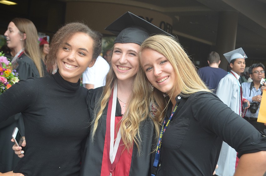 Autumn Viney, Katie Moran and Cami Ostenson are best friends who are sad to part ways after Moran graduates.