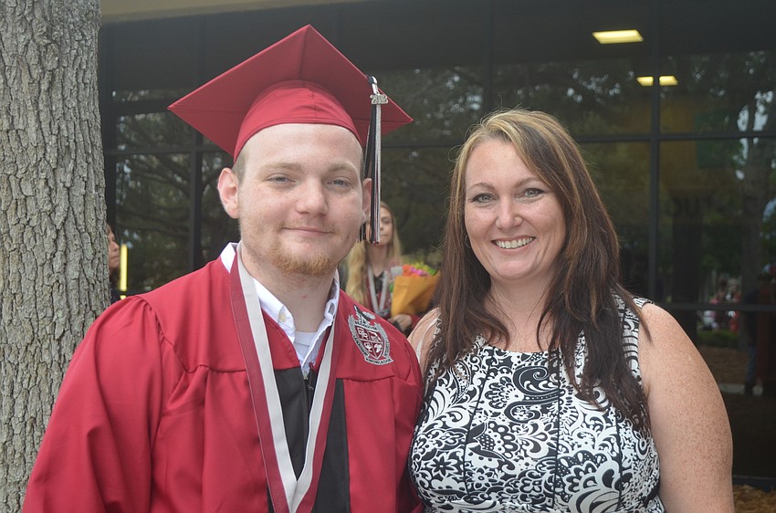 Michael Vernold Jr. and his mom, Jessica Vernold, say that it's a relief that high school is finally over.