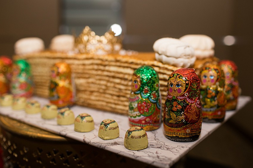 Margaret Wise baked a 16-layer Russian honey cake, which was auctioned off for $950.