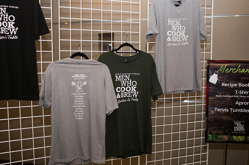 Men Who Cook & Brew Merchandise was available for purchase.