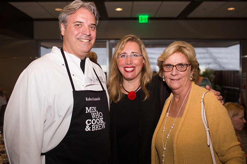 Robert and Jennifer Rominiecki with Katherine Martucci