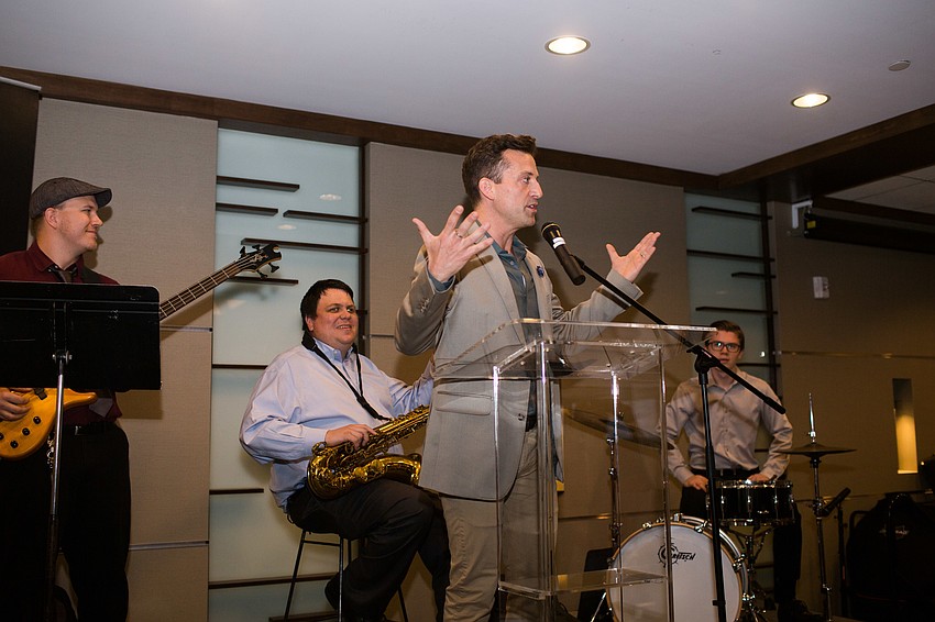 Joey Panek opened the event by telling the audience tonight was about 