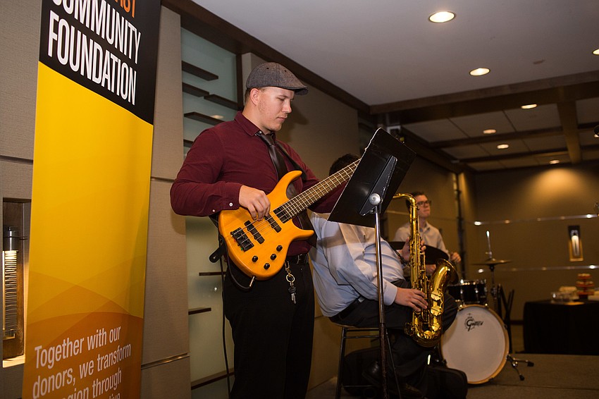 The Danny Bub Cambo played music throughout the evening.