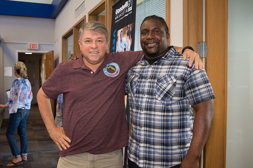 Veterans Carl Hunsinger and Jeremiah Robinson