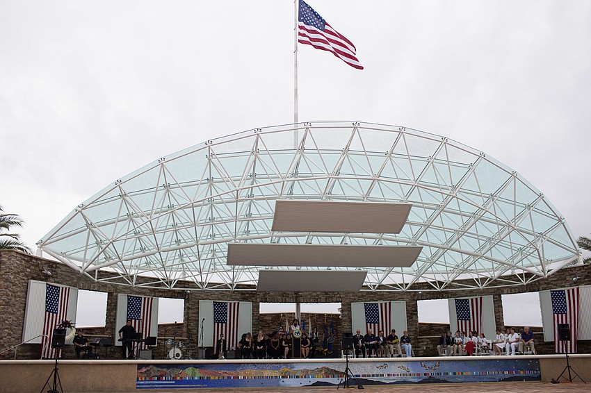 The ceremony was held at the Sarasota National Cemetery.