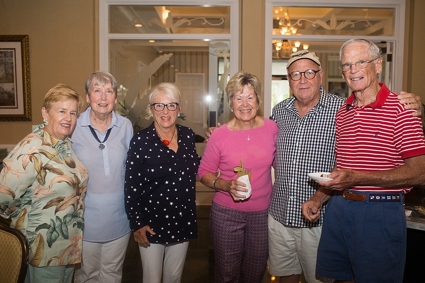 Wendy Hopkins, Fran Nitschke, Neille Wilson, Nancy Sheed, Alan Wilson and Richard Sheed
