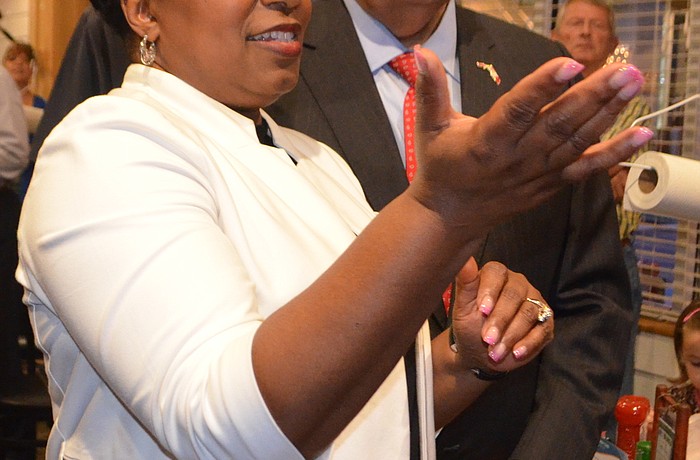 Superintendent Diana Greene left after serving two years on her four-year contract. John Colon, left, hopes to find a new superintendent who has innovative financial ideas.