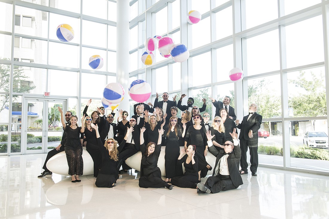 The Choral Artists of Sarasota successfully repeated last seasonâ€™s hit performance of â€œToo Hot to Handel" this year. Courtesy photo