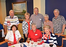 Standing: Norm Weber, Marilyn and Tom Huseby and Judy and Jeff Reed; seated: Ann Weber and Dennis and Maryann Bloomer Courtesy photos