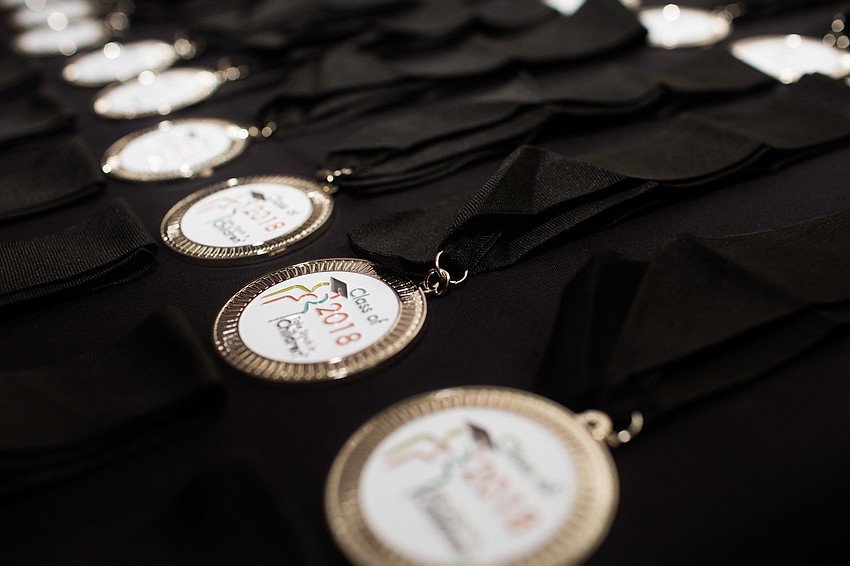 All graduates received a medal for their success.