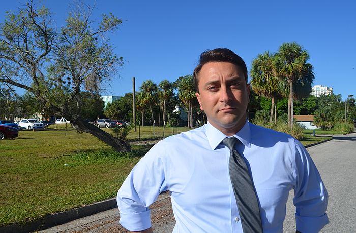 City Commissioner Hagen Brody has been an outspoken advocate for advancing the Lofts on Lemon housing project.