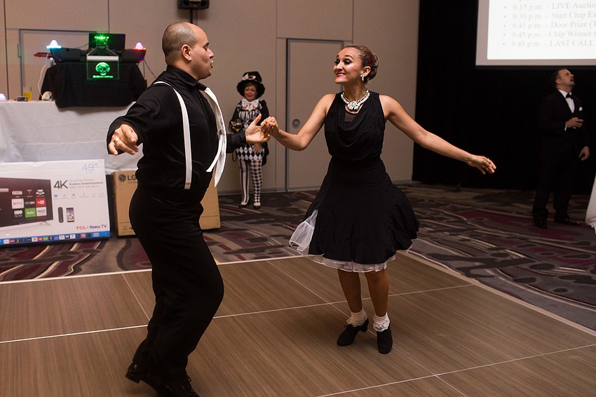 Dancers performed for the audience.