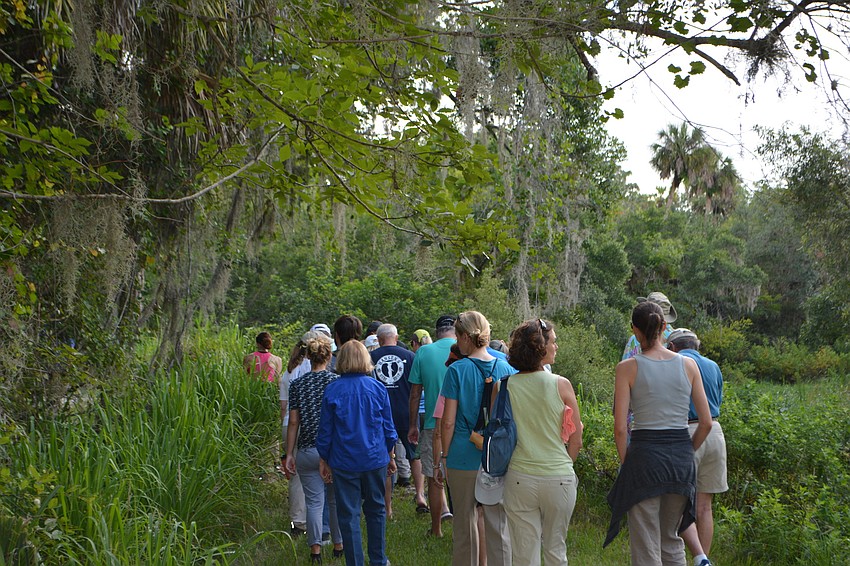 The Conservation Foundation of the Gulf Coast  hosted a celebration of the new preserve that included a walking tour.