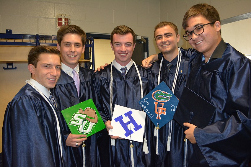 Hunter Chalhub (University of Richmond), Phillip Cecil (Stetson), Gus Mahler (Hamilton College), Michael Gosnell (University of Florida) and Mikhail Fazlutdinov (University of Aberdeen) are ready for the next step.
