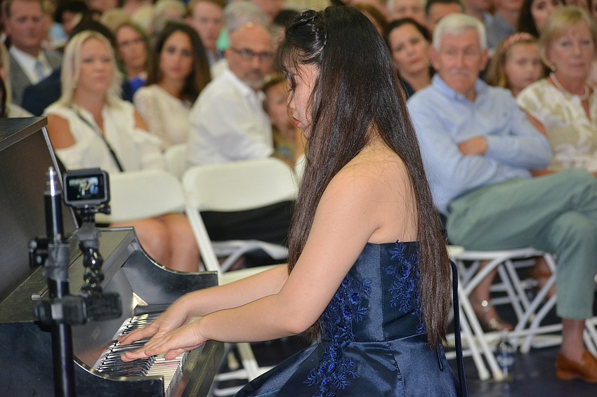 Graduate Zijiao Liu plays 