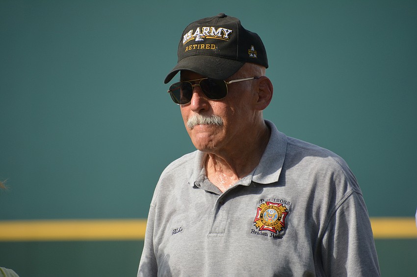 Greenfield Plantation's Gill Ruderman is a retired U.S. Army colonel who was honored June 2 at Military Appreciation Night at LECOM Park.