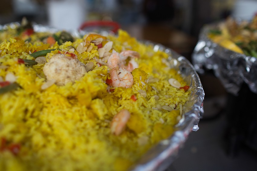 Florida Cracker Seafood was one of the local seafood vendors.