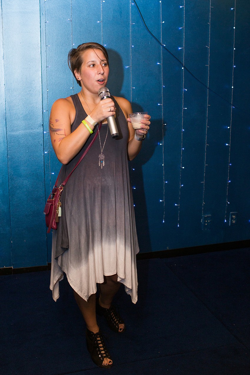 Kelly Owen sings a duet with Dallas Lowe.