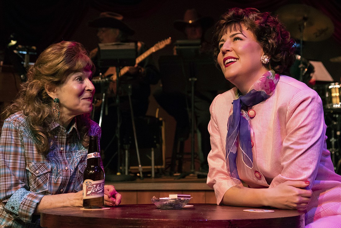 Meredith Jones and Susan Greenhill star in "Always...Patsy Cline." Photo by Matthew Holler