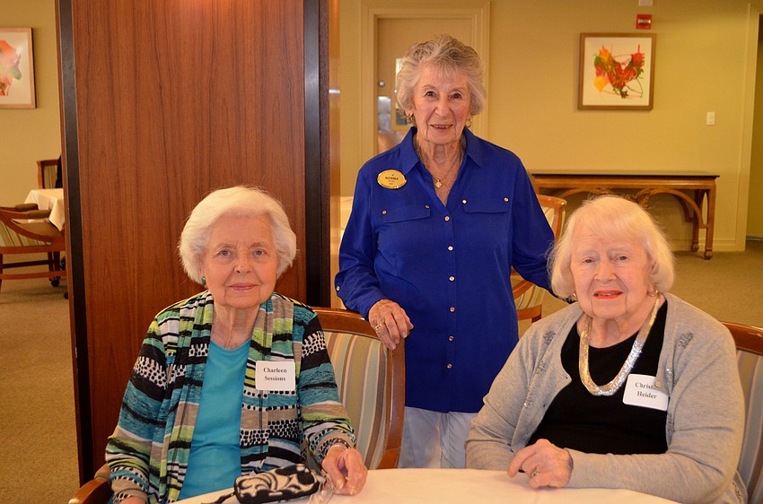 Charlene Sessions, Norma Schatz and Christine Heider