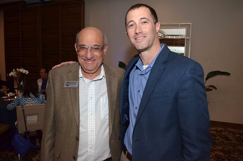 Howard Tevlowitz, executive director of the Jewish Federation of Sarasota - Manatee, and Daniel Ceaser