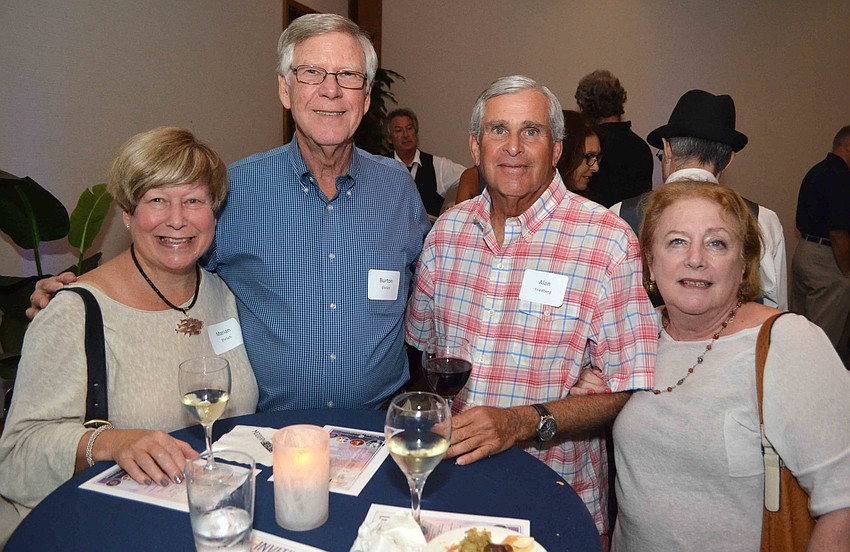 Marian and Burton Ehrlich with Alan and Nancy Friedberg