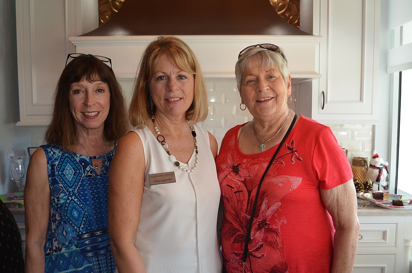 Patty Pierre, Vicki LaMotte of South Lake Design and Carrolle Serbus