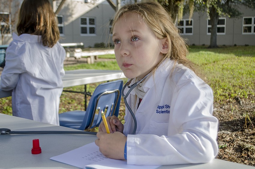 Lucy Lowther interviewed student “immigrants” at the medical booth.