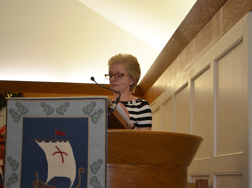 Alison Jones narrates “Brother Heinrich’s Christmas.”