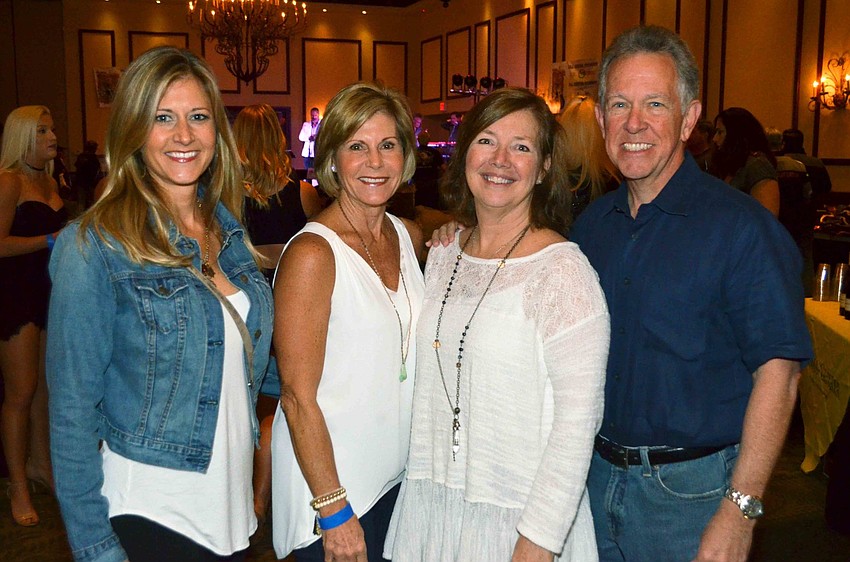 Andrea Cox, Denise Saputo, Beth and Richard Rueger
