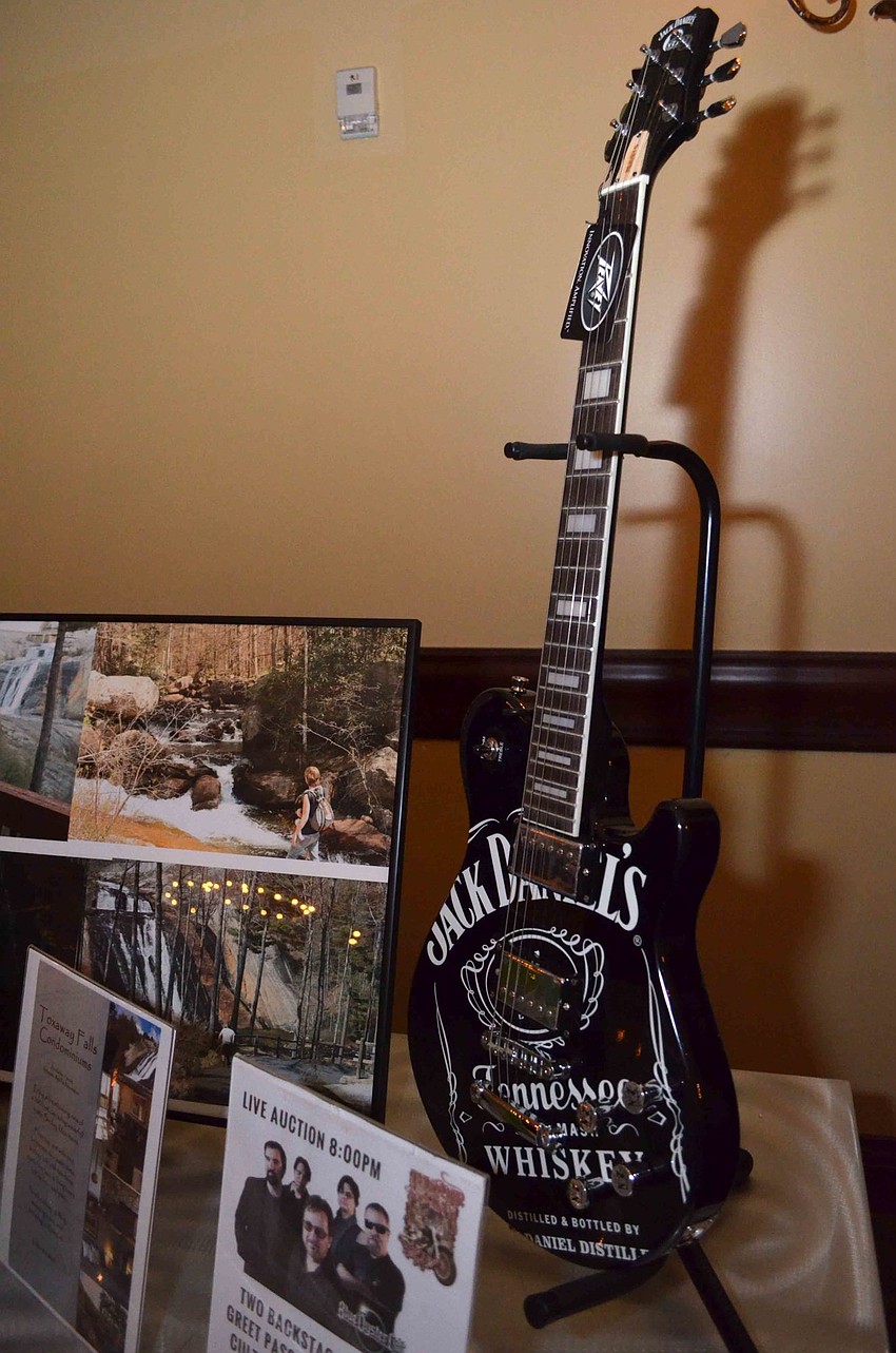 Winner of the two backstage meet and greet passes to the Blue Oyster Cult concert on Sunday, Jan. 8 also received a Jack Daniel’s guitar that the band will sign.