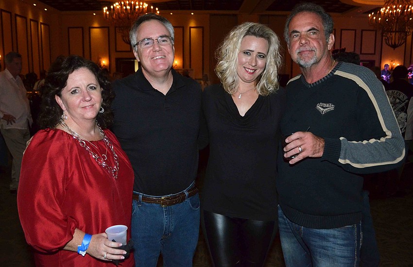 Nancy and Russ Bobbitt with Lynn and Darrell Turner