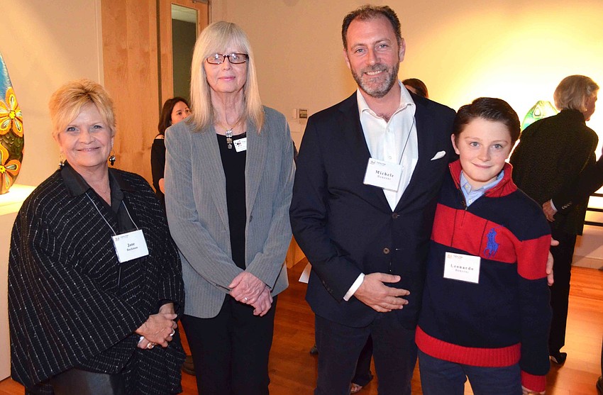 Jane Buckman, Kristen Bengtson-Lykoudis, Michele Benzoni and son Leonardo Benzoni