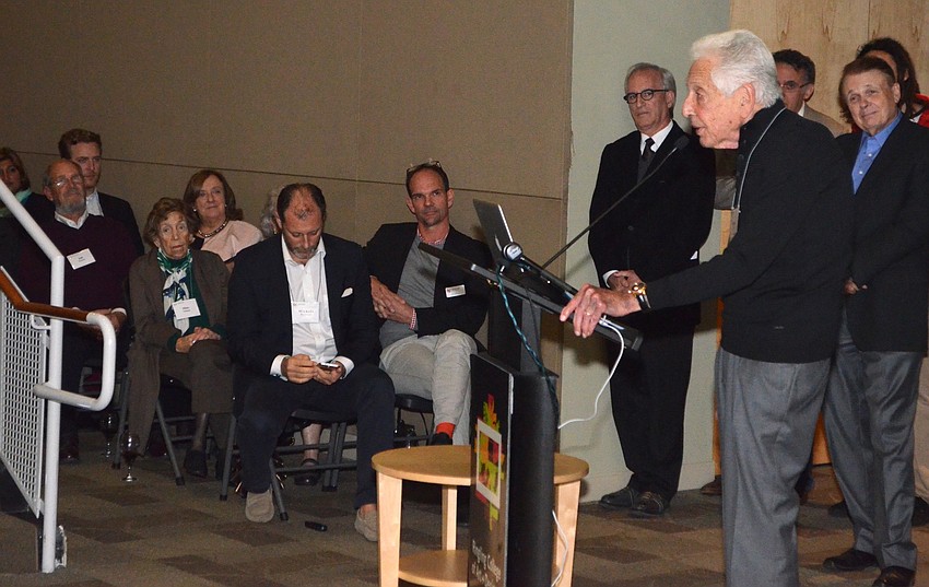 Richard Basch thanks attendees and the Salvadore family.