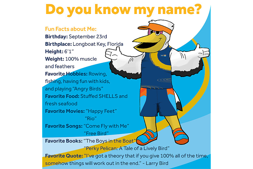 A community vote will decide the name of the World Rowing Championships pelican mascot.