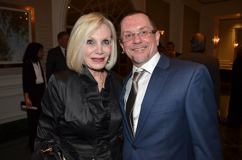 Sarasota Ballet Chair Hillary Steele and Sarasota Ballet Director Iain Webb