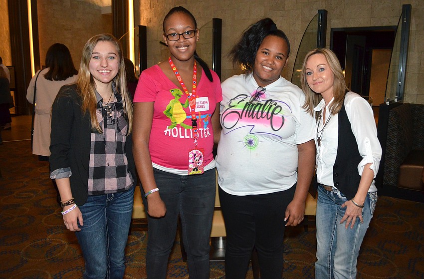 Amanda Cargil, Leslie McFalls, Emalie McFalls and Tenesha Cargil