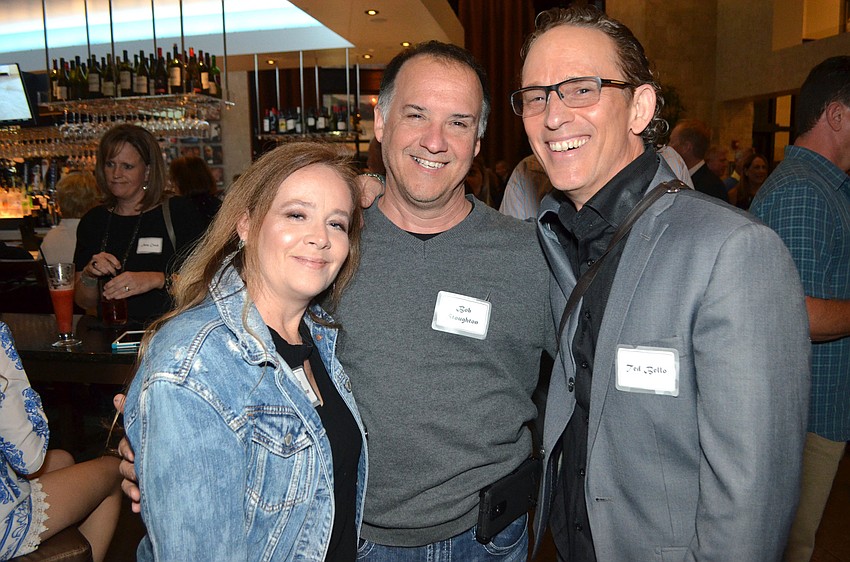 Gaye and Bob Stoughton with Ted Bello
