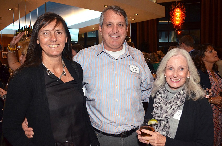 Diana and Matthew Straeb with Marsha Staples
