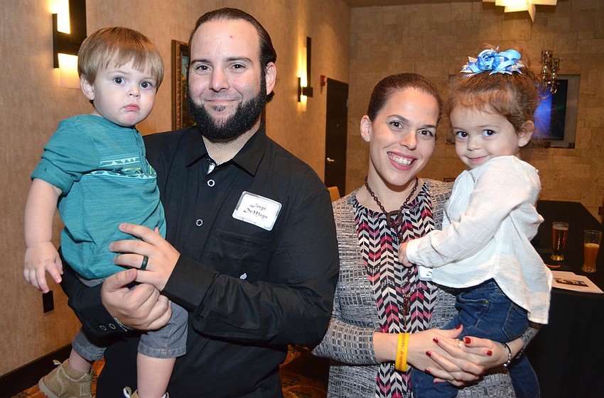 Jorge and Kelly DeMoya with son James DeMoya and daughter Alice DeMoya