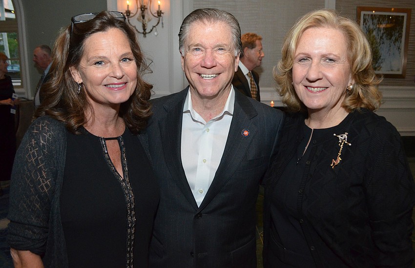 Linda Whitacre with Lou and Rosemary Oberndorf
