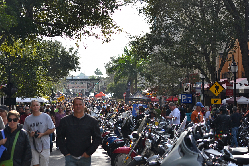 Merchants disagree on whether the absence of motorcycles from Main Street this weekend was a good thing.