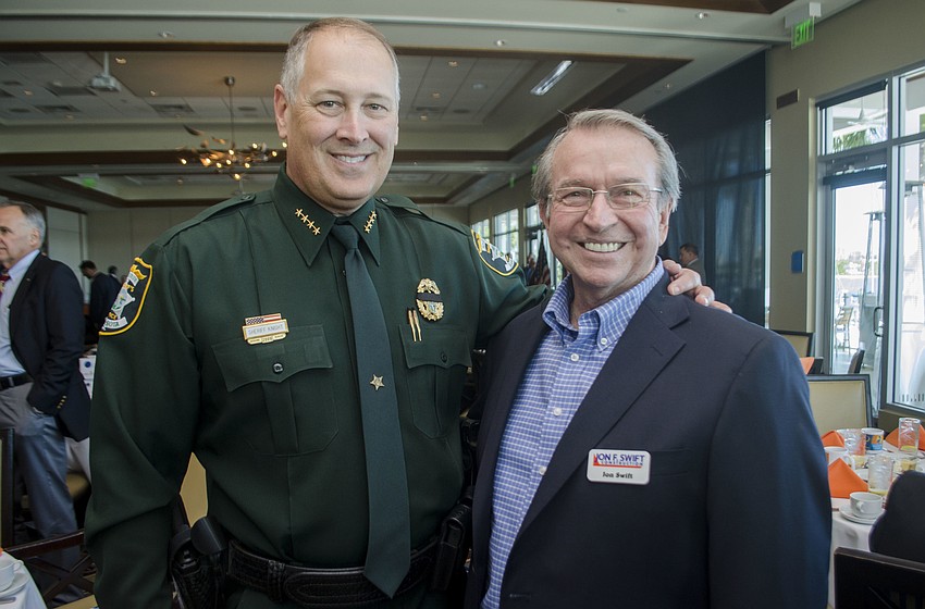 Sarasota County Sheriff Tom Knight and Jon Swift