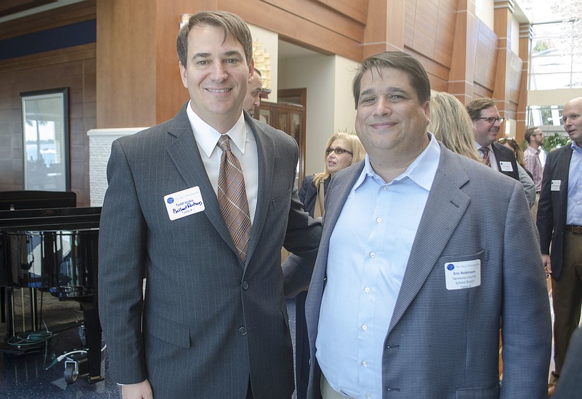Todd Josko and Sarasota School Board member Eric Robinson
