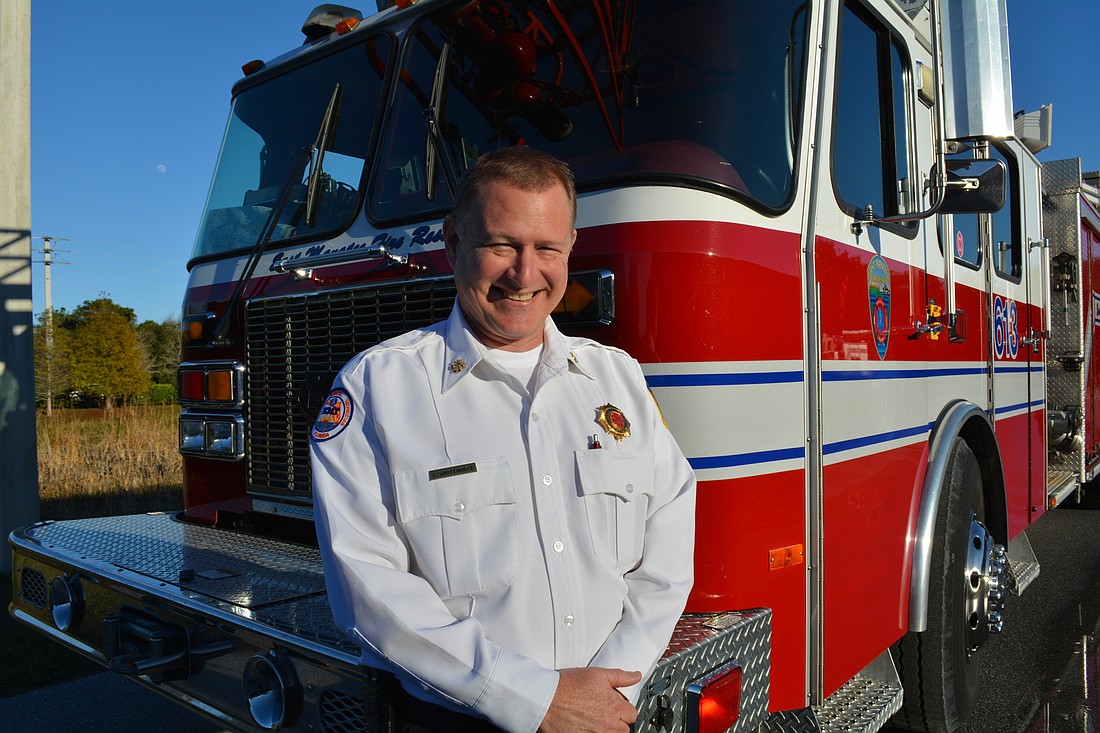 â€œI view this role for me not as being the captain of the air craft, but being the air traffic controller,â€ saidEast Manatee Fire Rescue&#39;              s new  Chief Lee Whitehurst.