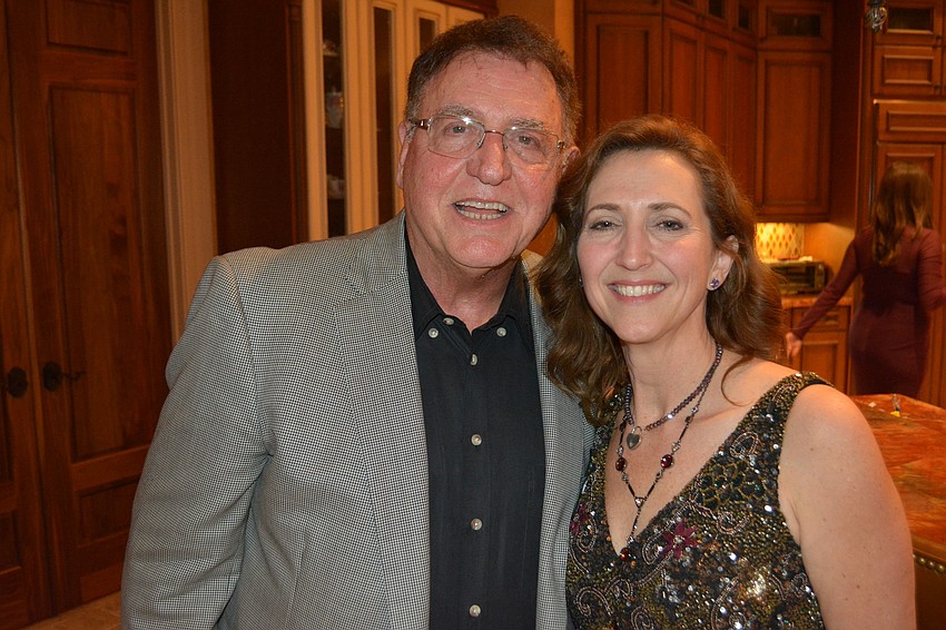 Event host Lou Marinaccio with The Players Managing Director and CEO Michelle Bianchi-Pingel