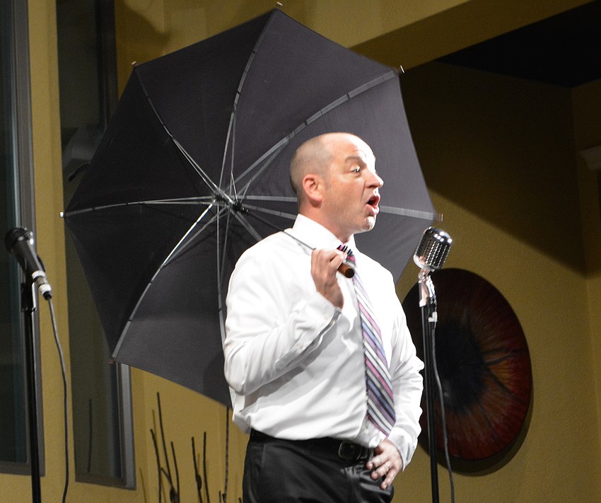 Chip Fisher performs 