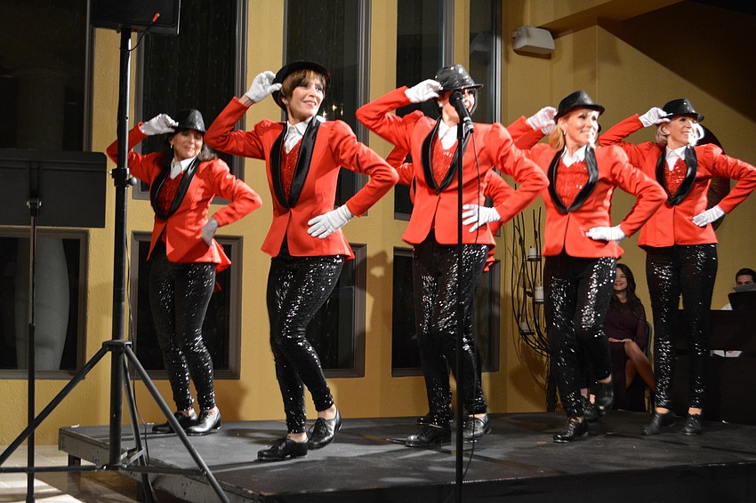 The Flash Tappers perform.