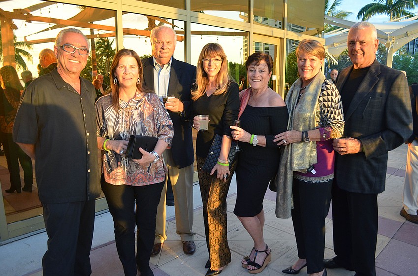 Mario Parker, Susan and Joe Brielmann, Melody Otto, Ellen Parker and Charis and Ed Rosenblaum