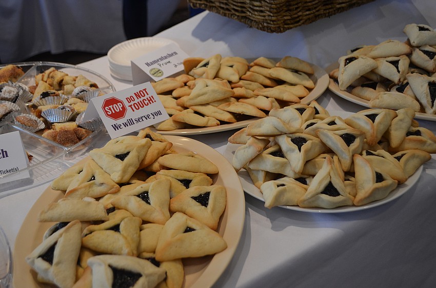 Hamentashen and other baked goods were available at the 9th annual Jewish Food Festival.